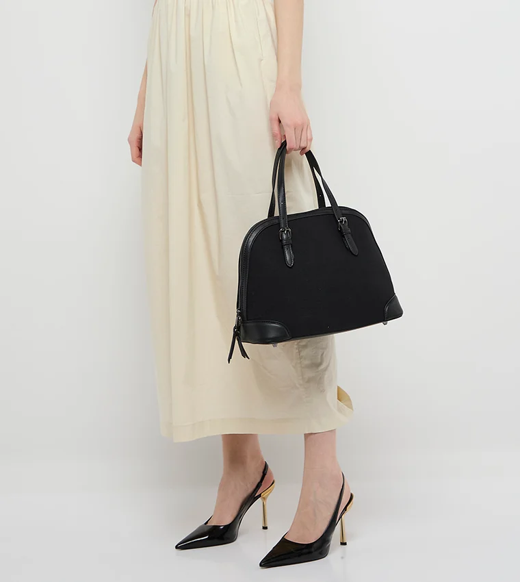 ANNE KLEIN Anne Klein Solid Satchel Bag